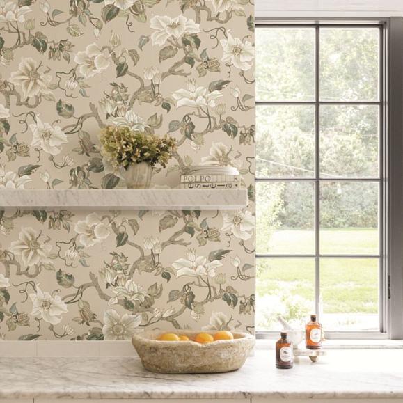 Обои York GT4516 Marguerite Vine Taupe