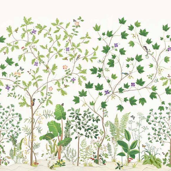Панно Sanderson 217211 Sycamore and Oak Botanical Green
