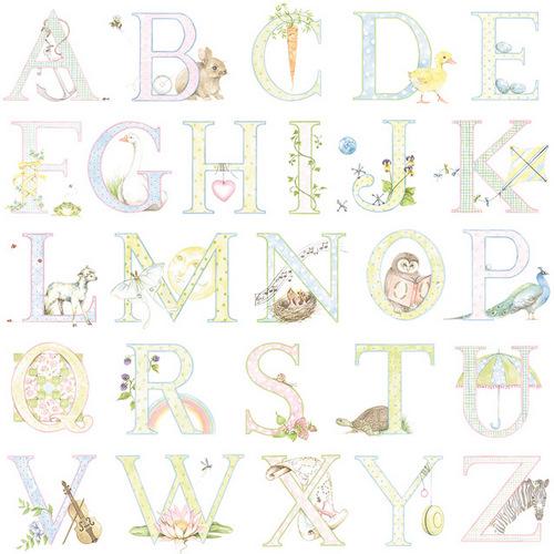 Обои Architector Little Genius DA62001 Alphabet