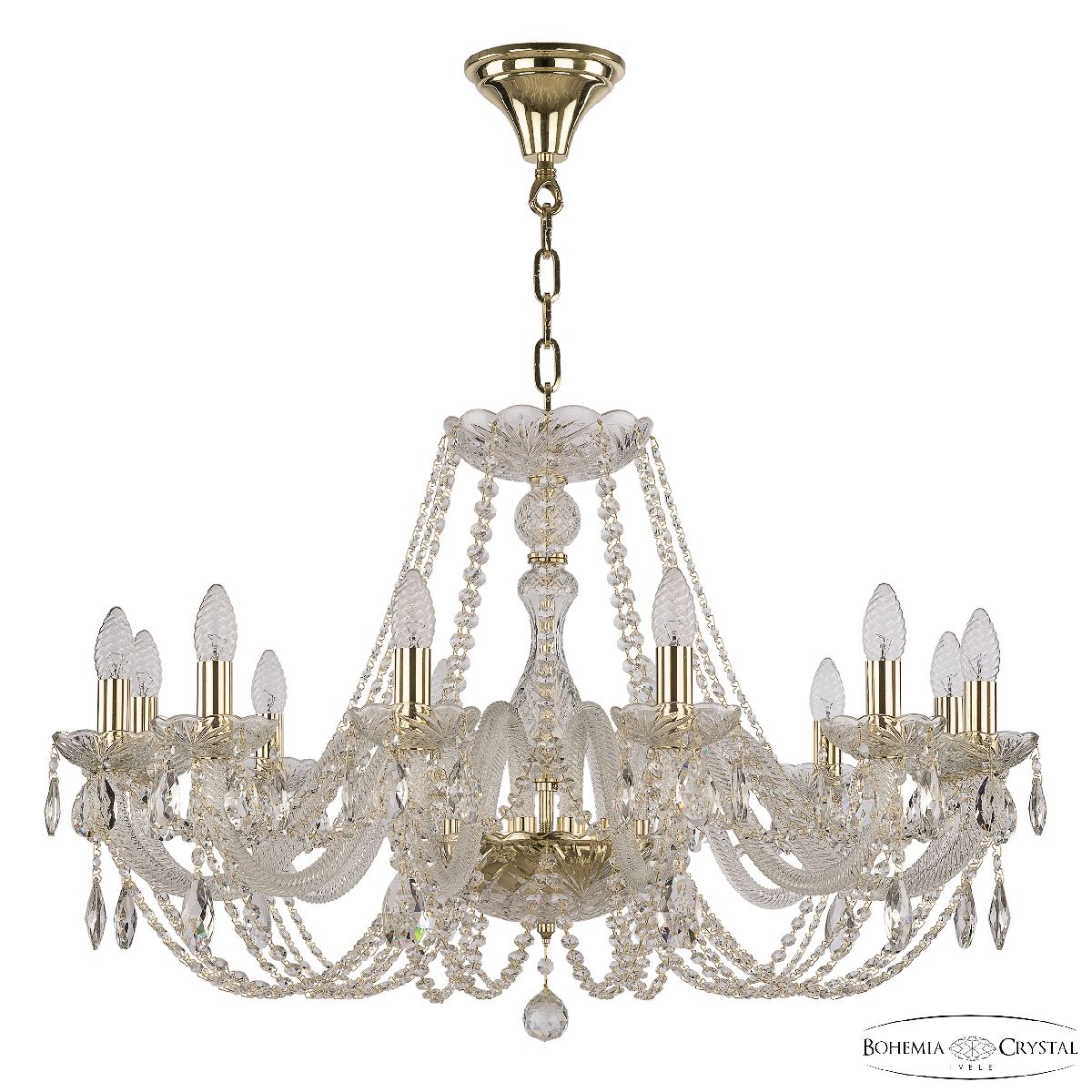 Подвесная люстра Bohemia Ivele Crystal 101/12/300 G