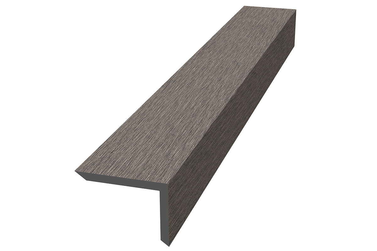 Уголок ДПК для террасной доски NauticPrime, 60*40*2900мм, венге