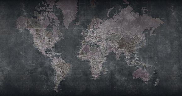 Панно Factura World Map 8 V World Map