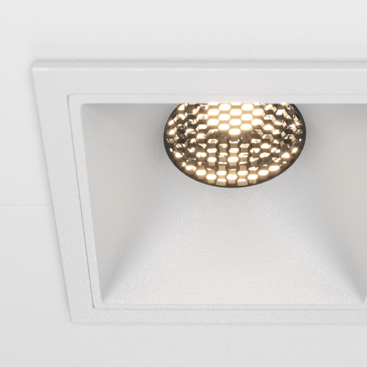 Встраиваемый светильник Maytoni Technical Alfa LED DL043-01-10W3K-SQ-W