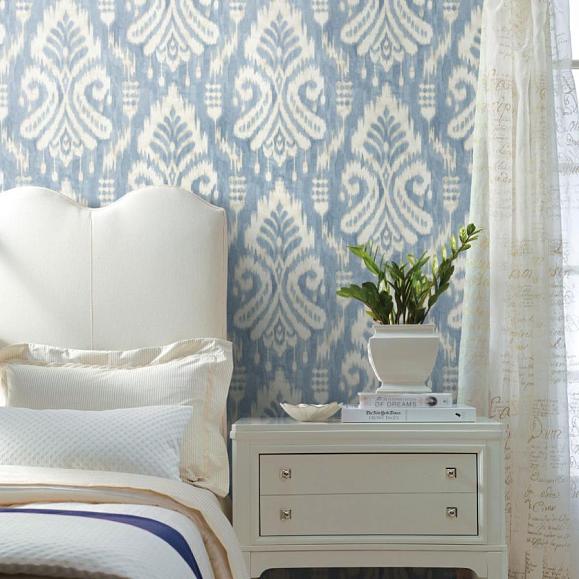 Обои York TC2644 Hawthorne Ikat Blue