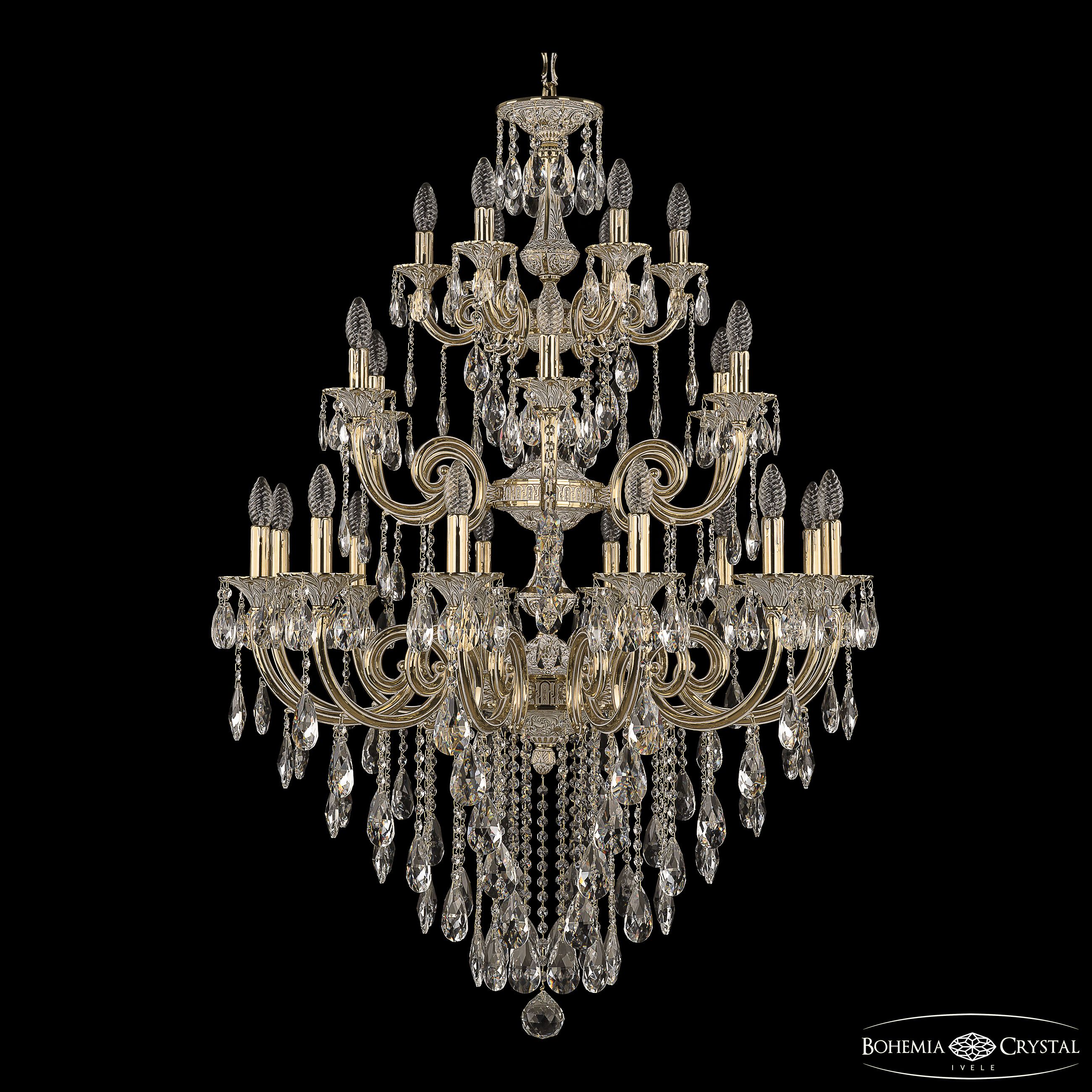 Подвесная люстра Bohemia Ivele Crystal Verona 72117/12+6+6/300/3D B GW