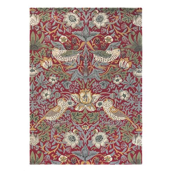 Ковер Morris 27700 (140х200) Strawberry Thief Crimson 200 х140 см