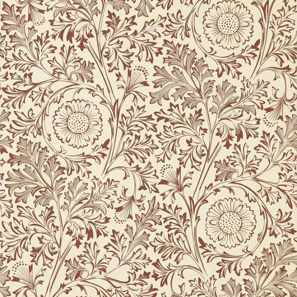 Обои бумажные Morris 217587 коллекции Unfinished Works Wallpaper
