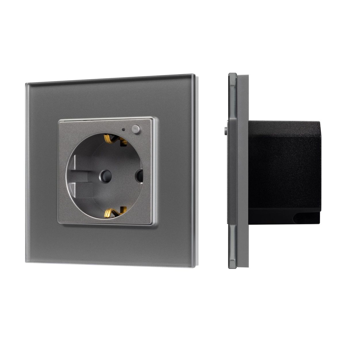 Розетка электрическая с Zigbee управлением Arlight SCT-OMALI-EUZB1-PL-GR (240V, 16A, Zigbee) 050101