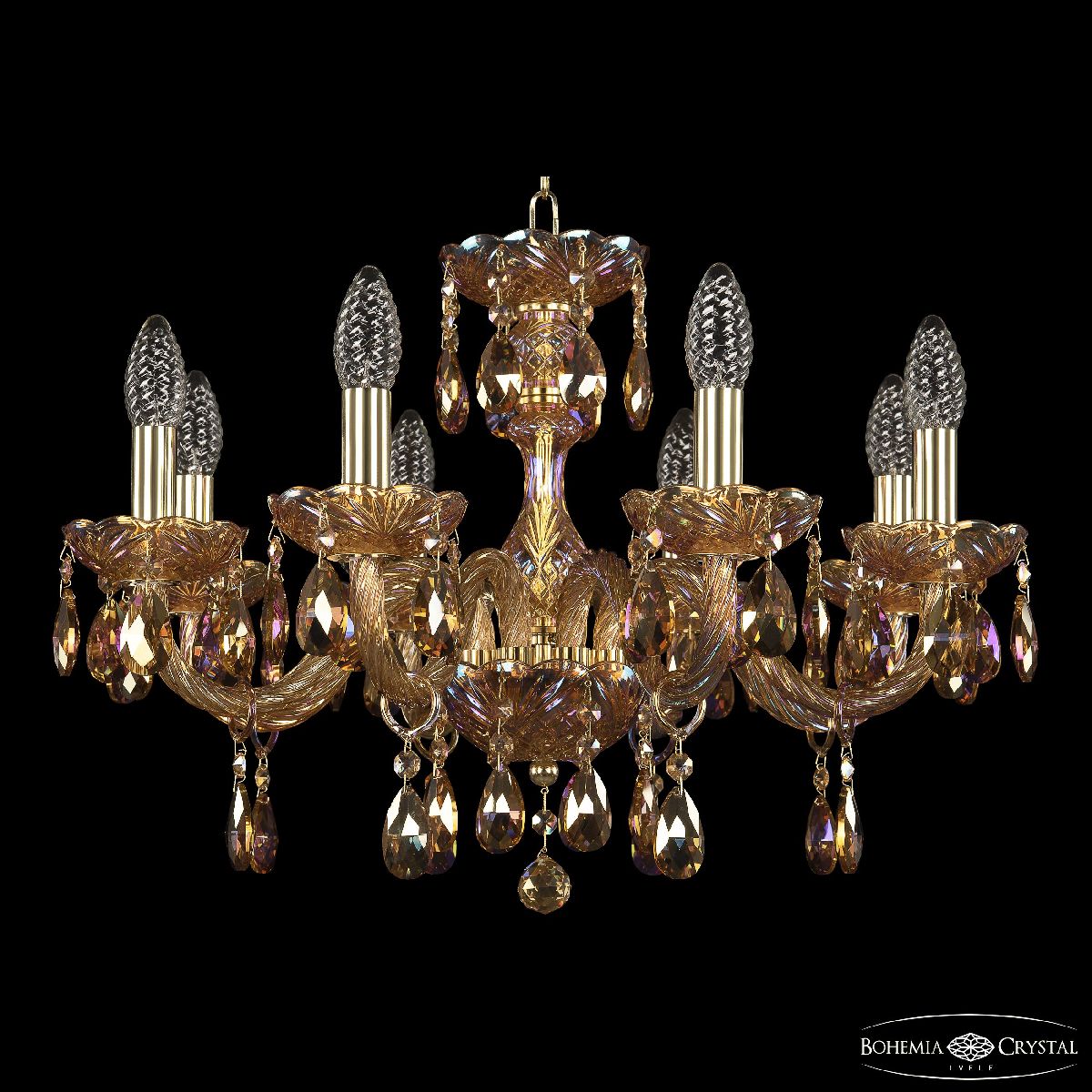 Подвесная люстра Bohemia Ivele Crystal 117/8/195 G M777