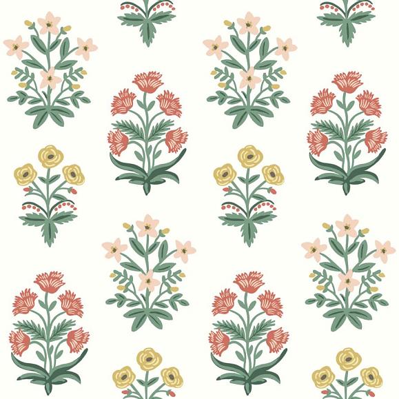 Обои York RP7349 Mughal Rose White