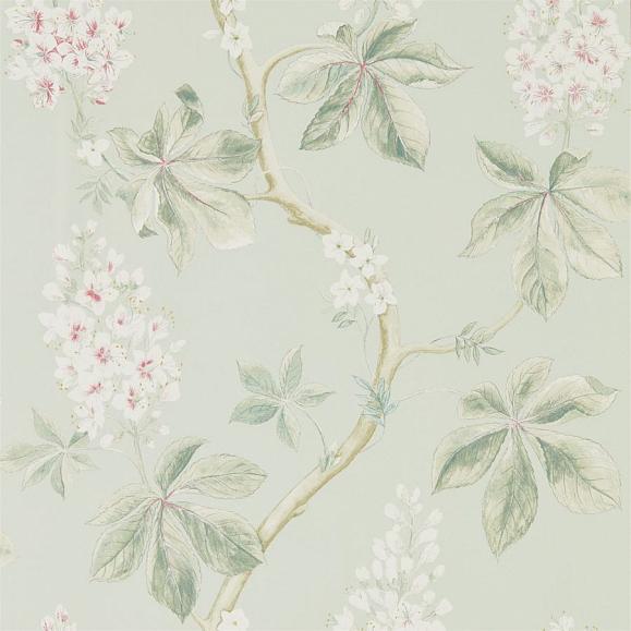 Обои Sanderson 215710 Chestnut Tree Seasoray/Peony
