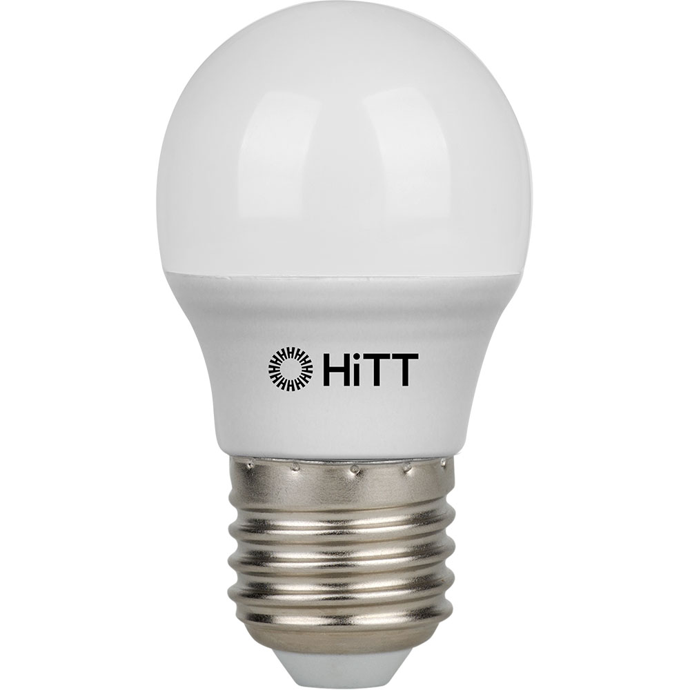 Светодиодная лампа HiTT HiTT-PL-G45-15-230-E27-6500 7010054