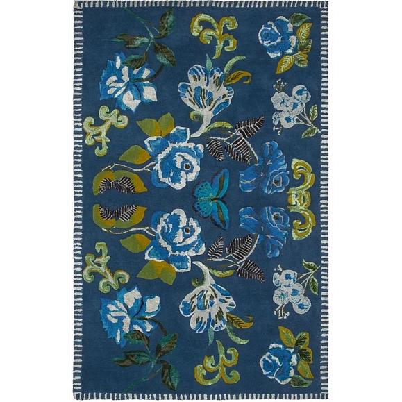 Ковер Designers Guild RUGDG0899 Eleonora Cobalt 160 x 260 см
