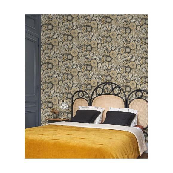 Обои Casadeco 88159703 Batik Noir reglisse
