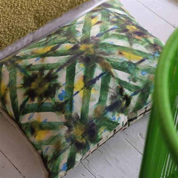Подушка CCDG1459, Parquet Batik, Forest, Designers Guild 60 x 45см