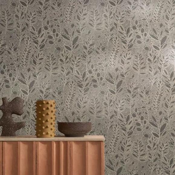 Обои Casamance 76680916 Astragale Anthracite