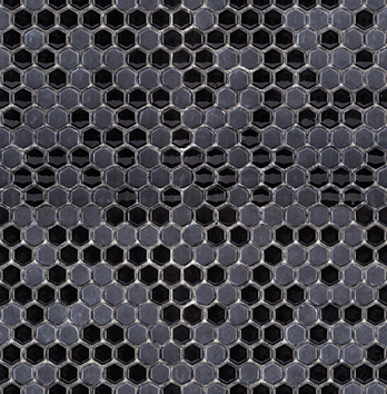 Glaze Mini Hexagon Black (1,5) 29,5x30x0,6