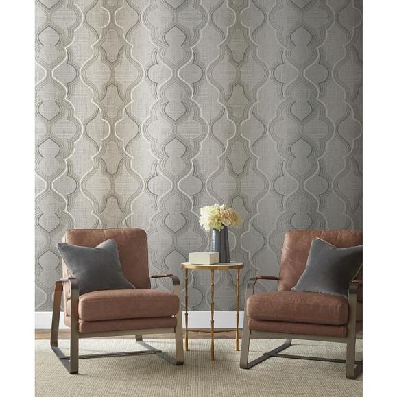 Обои York DM4941 Modern Ombre Damask Beige