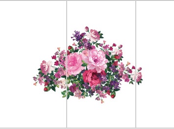 Панно Loymina V9 002 B-4 French bouquet