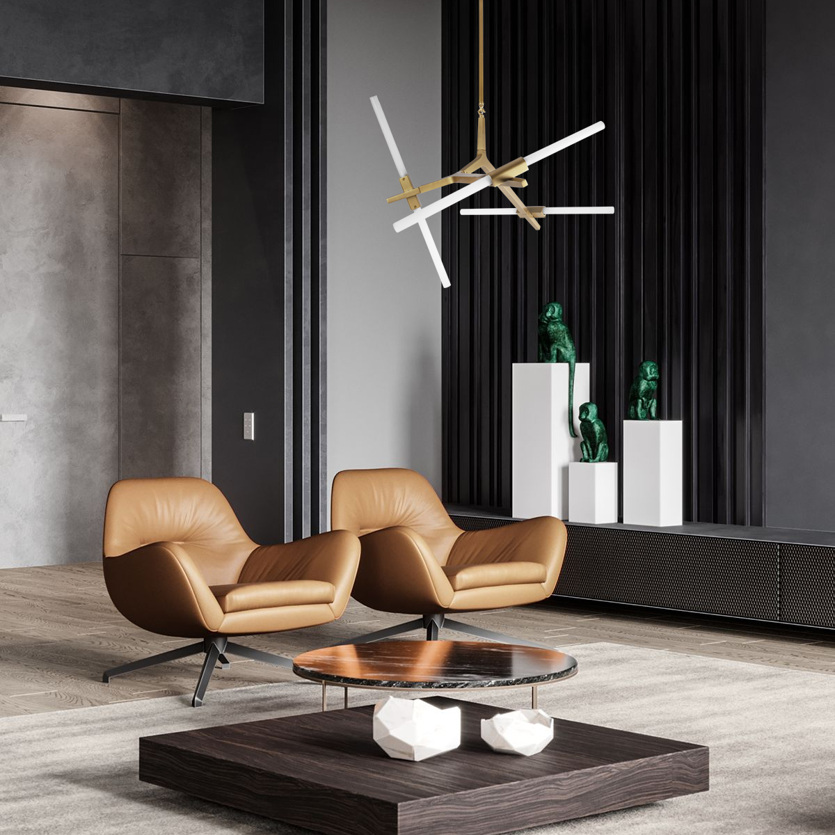 Подвесная люстра Loft IT Agnes 10399/6 GD