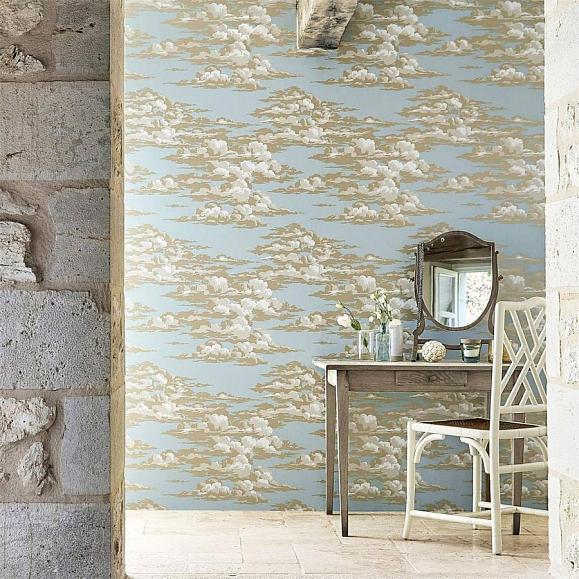 Обои Sanderson 216601 Silvi Clouds Clouds English Blue
