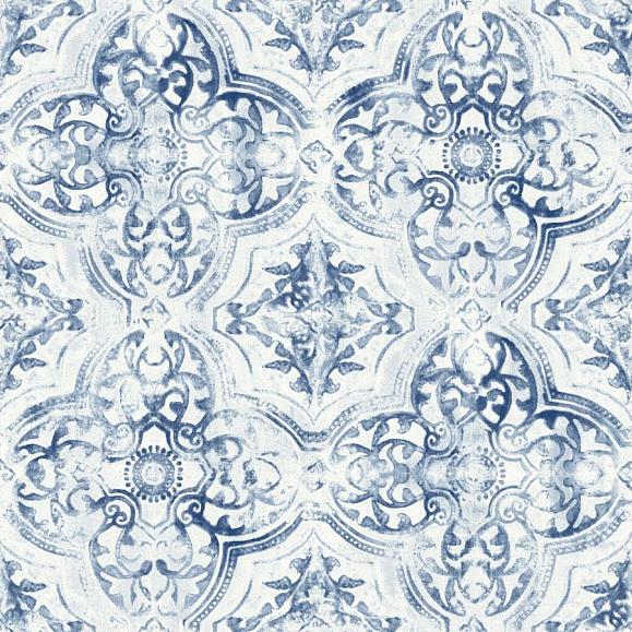 Обои York MN1891 Quartet White/Blue