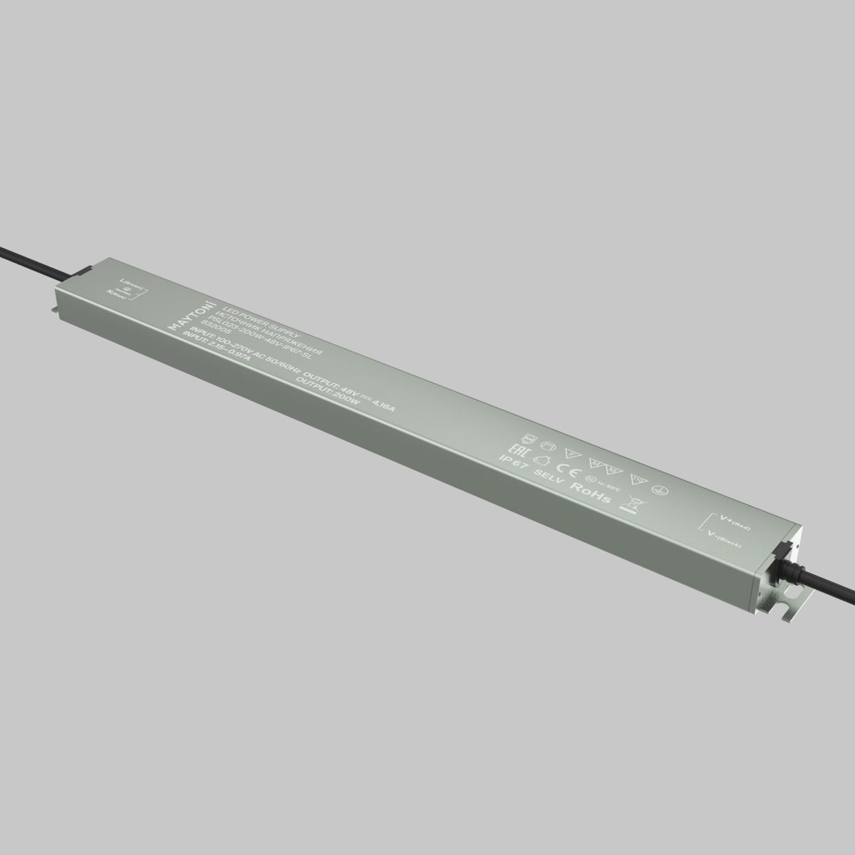 Блок питания Maytoni Led Strip PSL023 48В 200Вт IP 67 832005