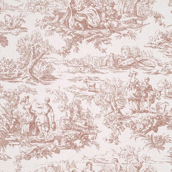 Обои Little Greene 0263LOBLUSH Lovers' Toile Blush