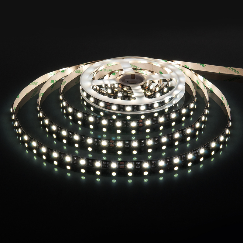 Светодиодная лента Elektrostandard 24V 14,4W 60Led 5050 IP20 холодный белый, Black, 5м 4690389172205 a053684