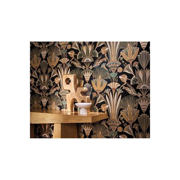Обои Casamance 76130508 Denderah Noir/multico