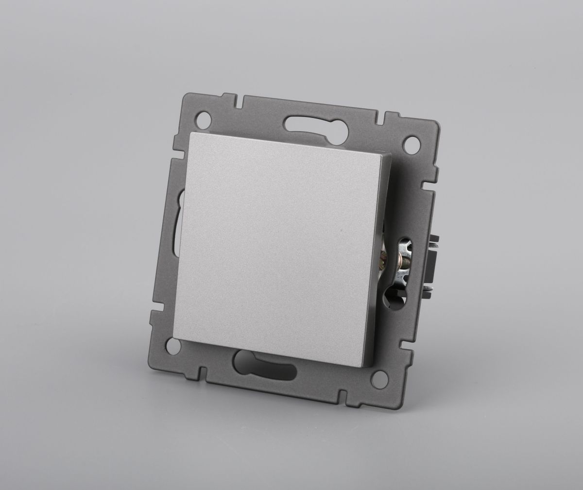 Механизм выключателя одноклавишный проходной Arlight SWT-MKP1-PL-GR-V (250V, 10A) 049873