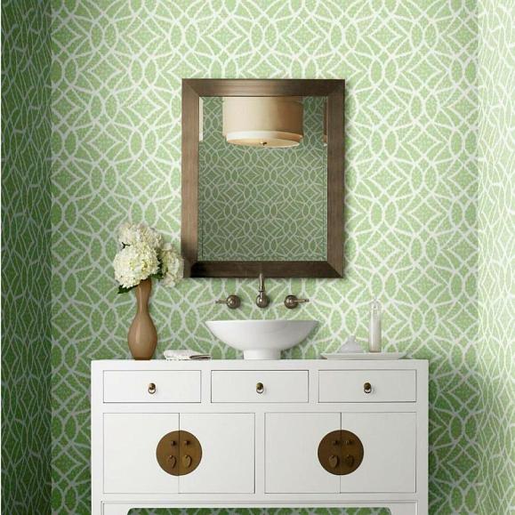 Обои York GR5971 Boxwood Garden Light Green