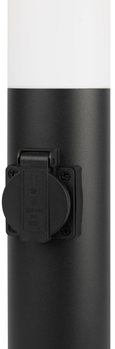 Ландшафтный светильник ЭРА Беллона GBF-103-1-BL-0650 230В Е27 IP54 черный с розеткой Б0071048