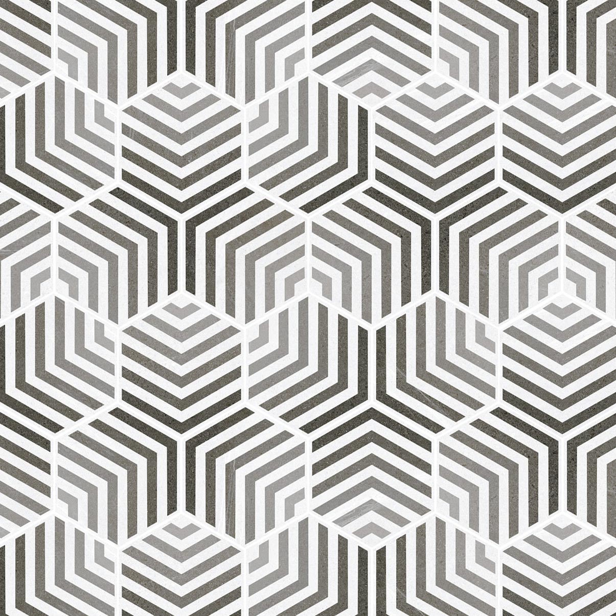 Hexágono Lacroix Gris