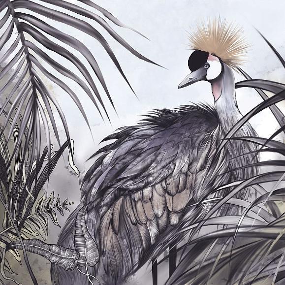 Панно Ortograf 34697 Stork in the jungle