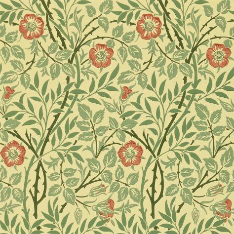 Обои Morris 210478 Sweet Briar Green/blue/rust
