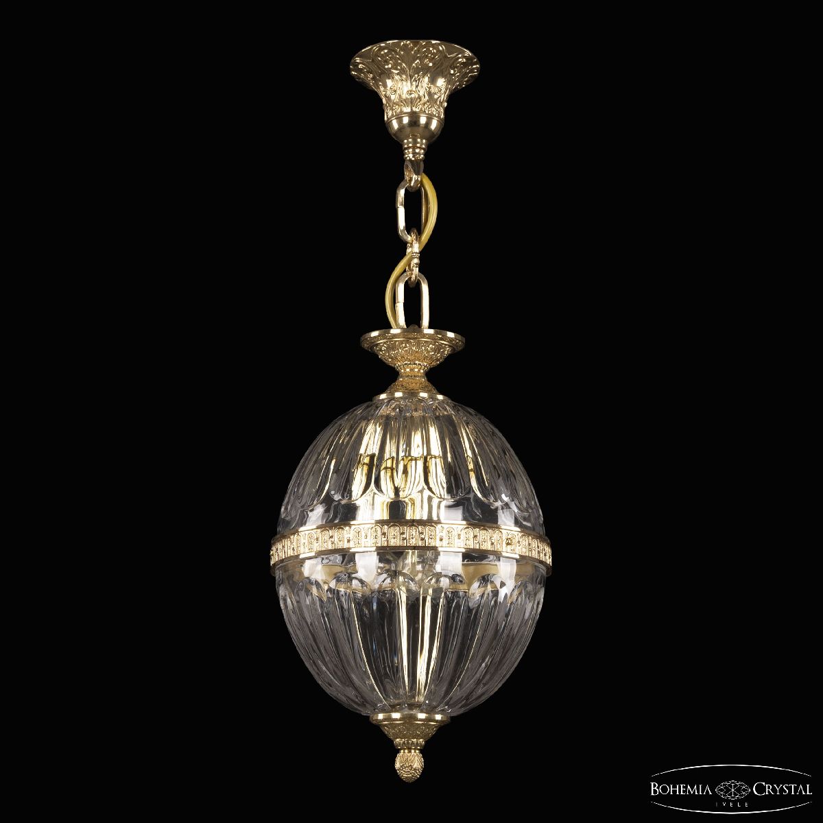 Подвесной светильник Bohemia Ivele Crystal 5680/20 G Clear/M-1H