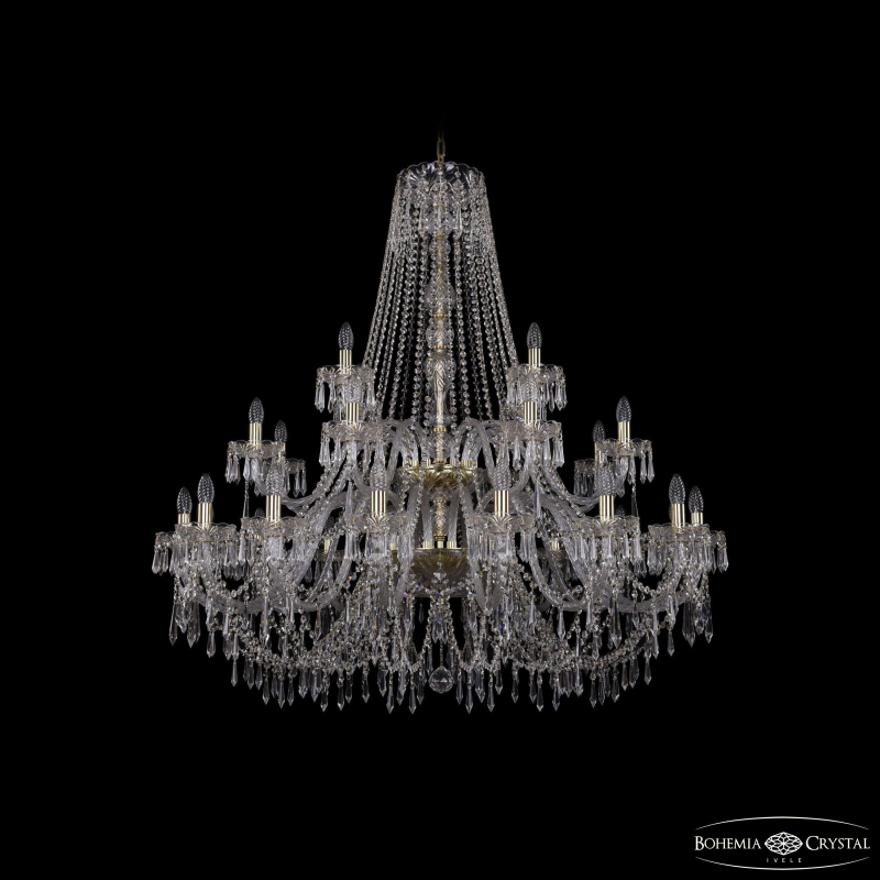 Подвесная люстра Bohemia Ivele Crystal 1403/16+8+4/460/2d G