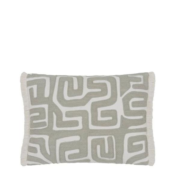 Подушка CCDG1601, Tokusa Embroidered Linen/Cotton, Sepia, Designers Guild 40 x 30см