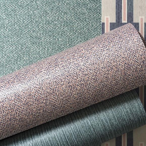 Обои Emil & Hugo 89638 Chevron Blue-Pink