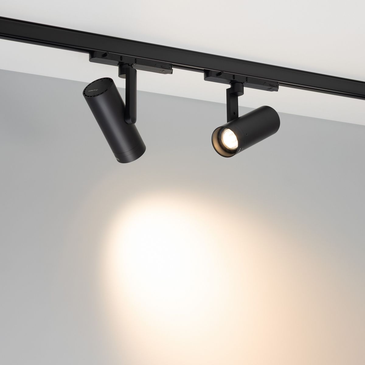 Трековый трехфазный светильник Arlight LGD-ARTIFACT-4TR-R65-18W Warm3000 (Черный, 20 deg, DIM, 230V) (IP20 Металл) 066615