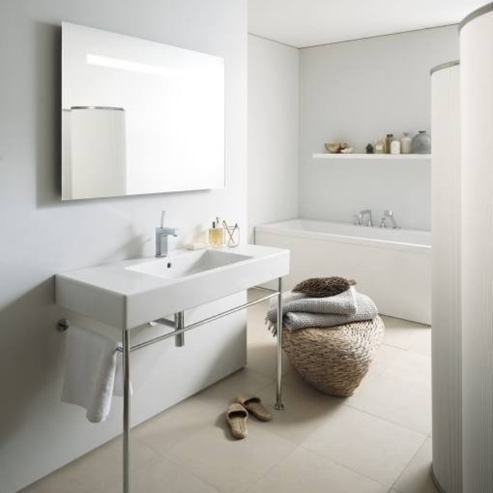 Duravit Vero Раковина для мебели с перел., с 1 отв. под смес., 85х49см., цвет: белый