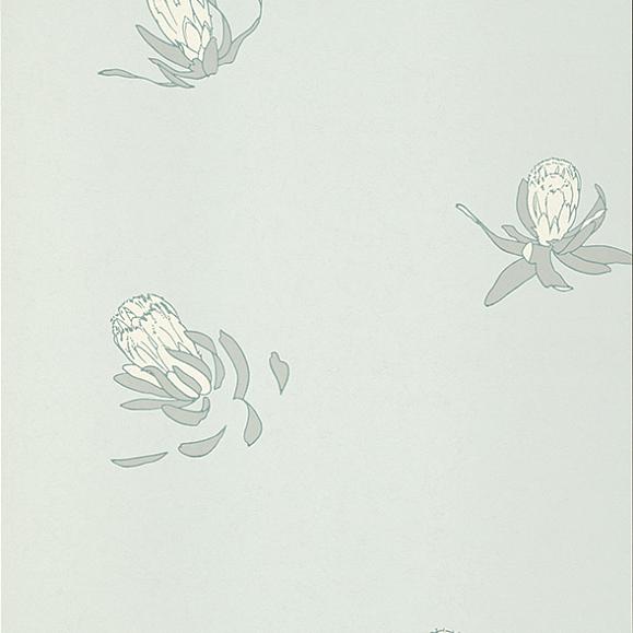 Обои Paint & Paper Library 0393BUBLUEG Buds Blue Gum