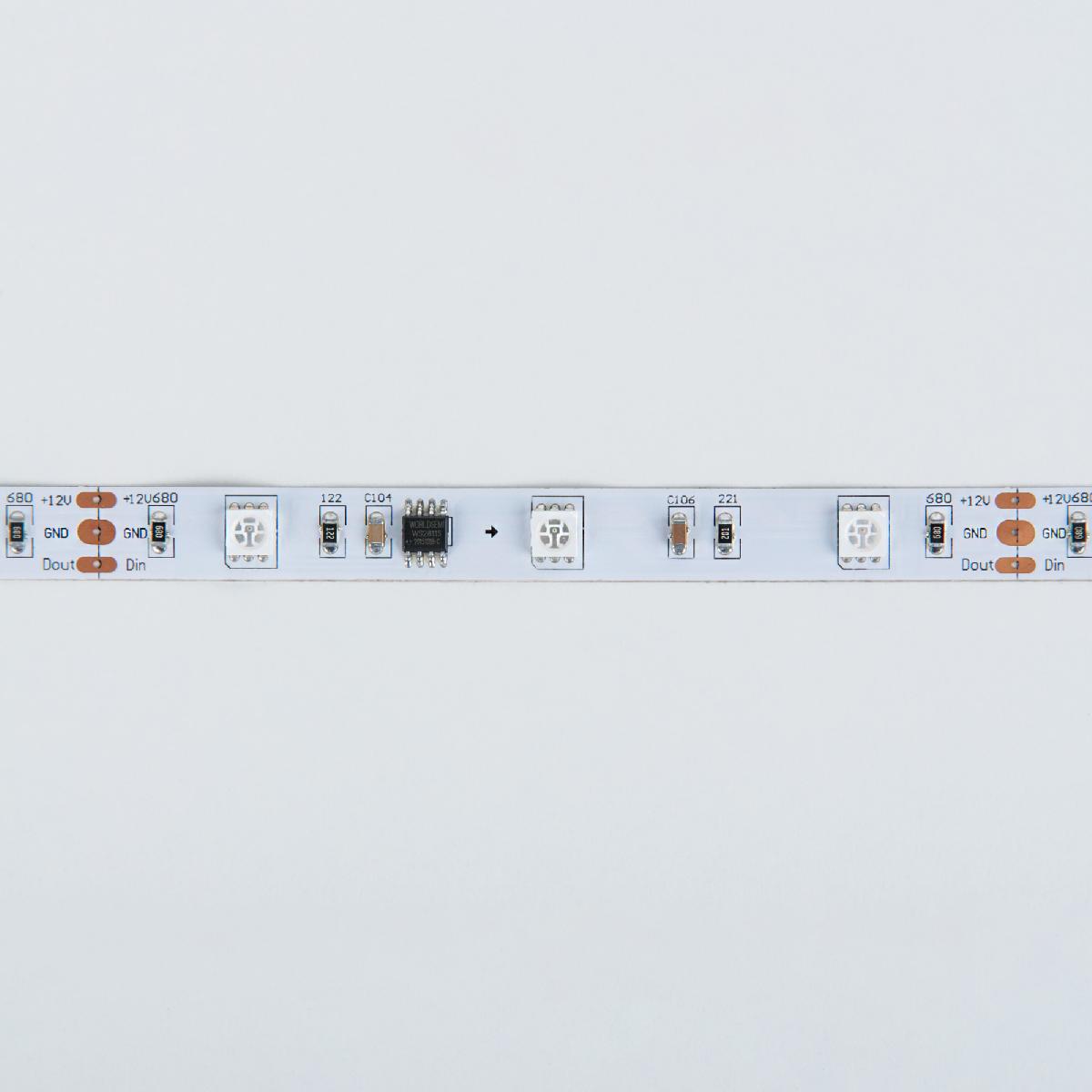 Светодиодная лента Elektrostandard 12V 7,2W 30Led 5050 IP20 RGB, 5м 4690389040160 a027833