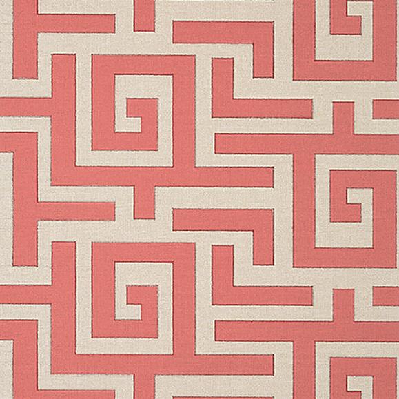 Обои Thibaut T13223 Tulum Coral
