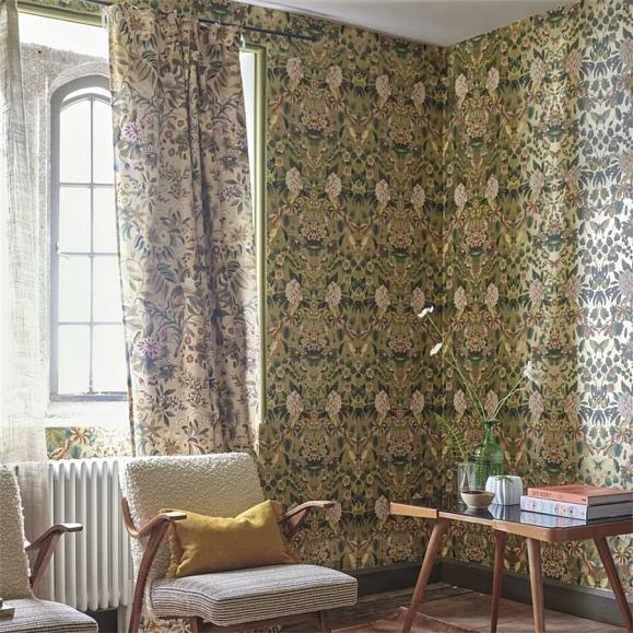 Обои Designers Guild PDG1156/06 Ikebana Damask Gold