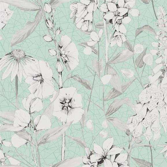 Обои Designers guild PDG1050/02 Emilie Aqua