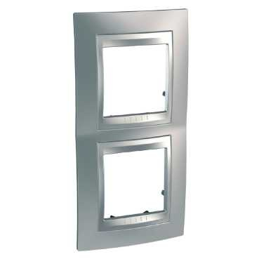 Рамка 2-постовая вертикальная Schneider Electric Unica Top MGU66.004V.038
