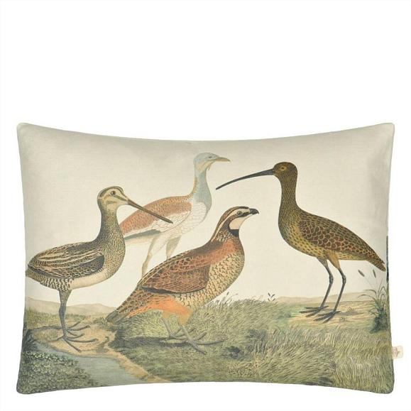 Подушка CCJD5060, Birds of a Feather, Parchment, John Derian 60 х 45см