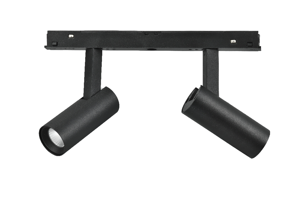 Трековый магнитный светильник iLedex Vision 4822-005-D34-16W-40DG-3000K-BK